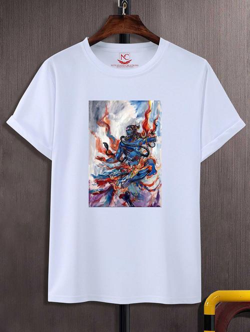 unisex graphic printed round neck tshirt - 20774731 - Standard Image - 0