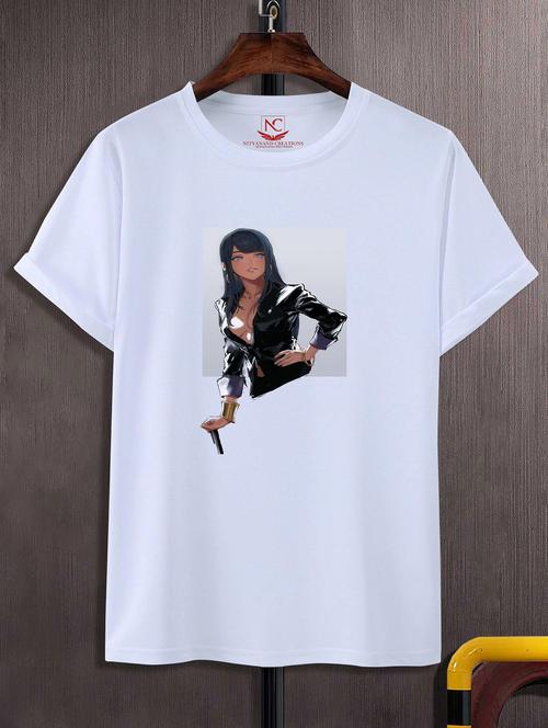 unisex graphic printed round neck tshirt - 20774734 - Standard Image - 0