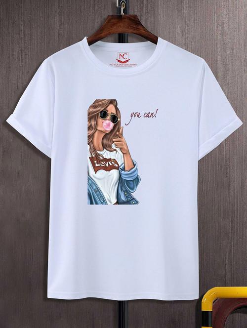 unisex graphic printed round neck tshirt - 20774738 -  Standard Image - 0
