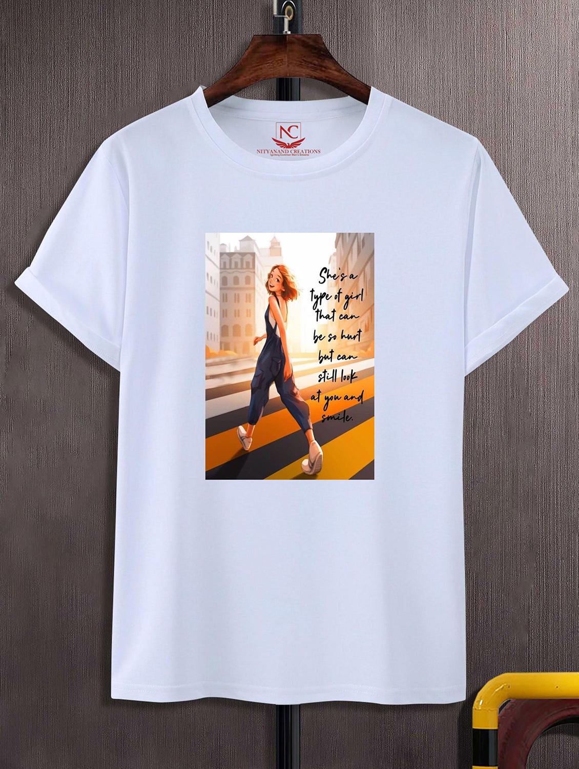 unisex graphic printed round neck tshirt - 20774756 - Zoom Image - 0