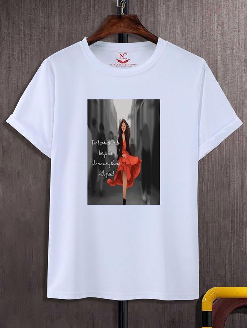 unisex graphic printed round neck tshirt - 20774762 - Standard Image - 0