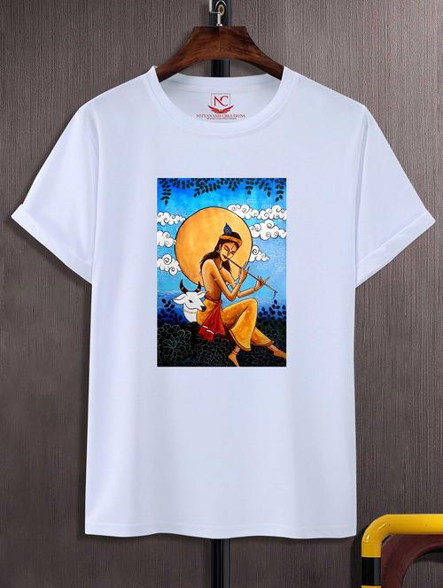 unisex graphic printed round neck tshirt - 20774780 - Standard Image - 0