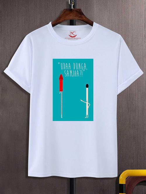 unisex graphic printed round neck tshirt - 20775338 - Standard Image - 0