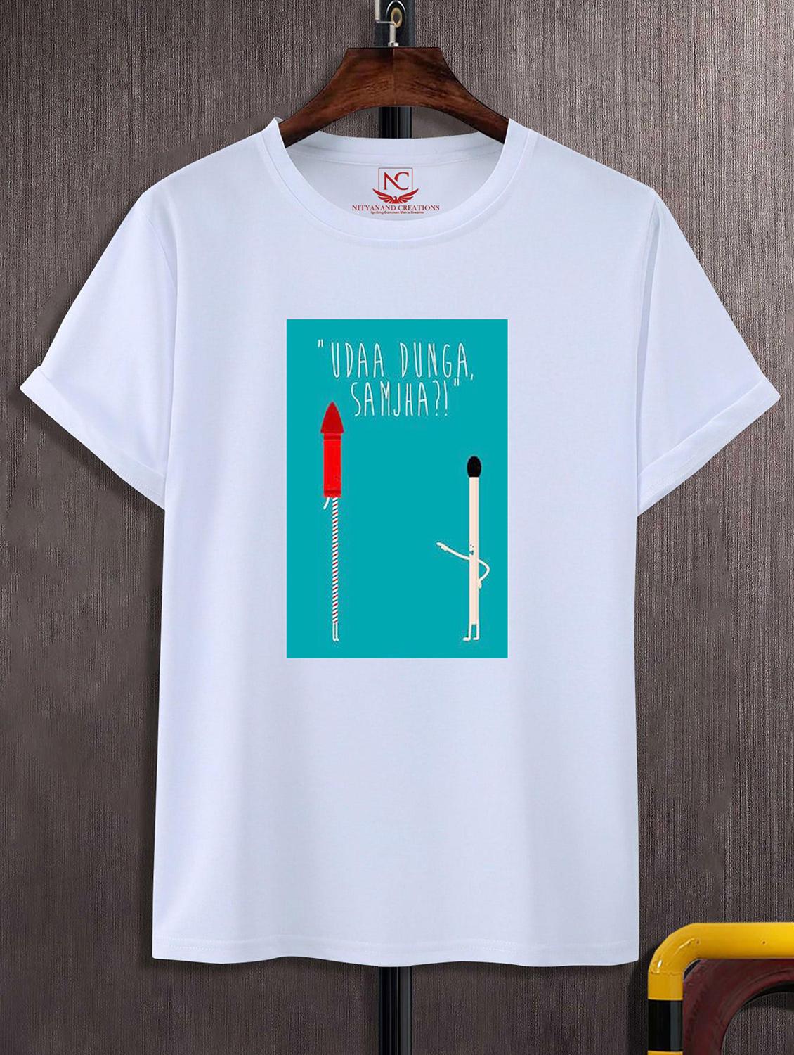 unisex graphic printed round neck tshirt - 20775338 - Zoom Image - 0