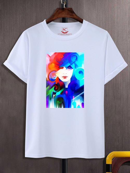 unisex graphic printed round neck tshirt - 20775388 - Standard Image - 0