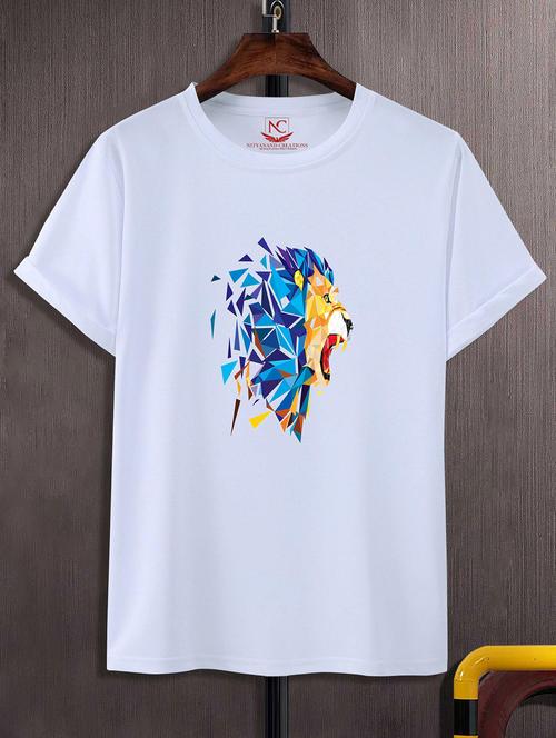 unisex graphic printed round neck tshirt - 20775396 - Standard Image - 0