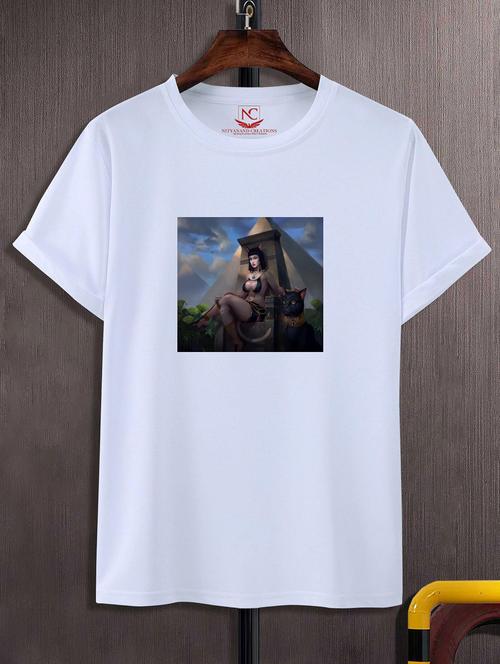 unisex graphic printed round neck tshirt - 20775399 - Standard Image - 0