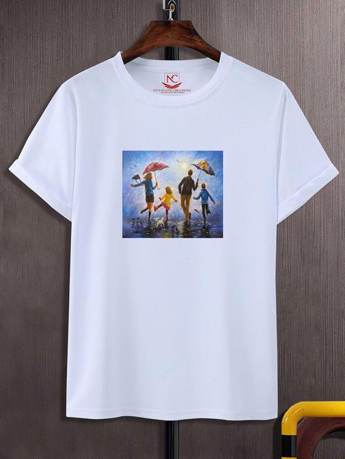 unisex graphic printed round neck tshirt - 20775406 - Standard Image - 0