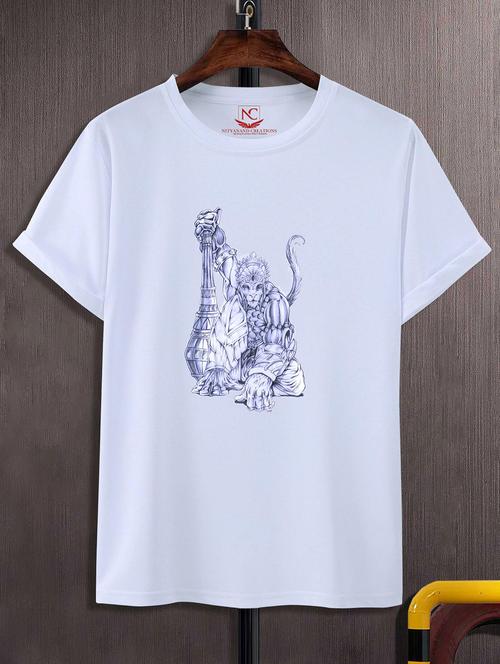 unisex graphic printed round neck tshirt - 20775407 - Standard Image - 0