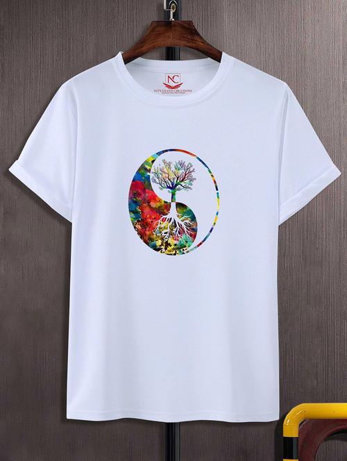unisex graphic printed round neck tshirt - 20775410 - Standard Image - 0