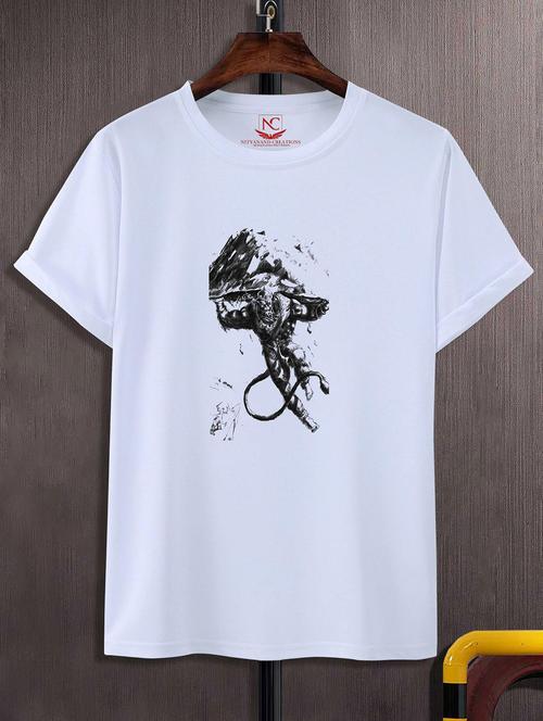 unisex graphic printed round neck tshirt - 20775411 - Standard Image - 0