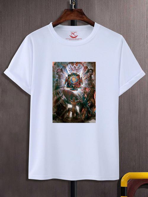 unisex graphic printed round neck tshirt - 20775414 - Standard Image - 0