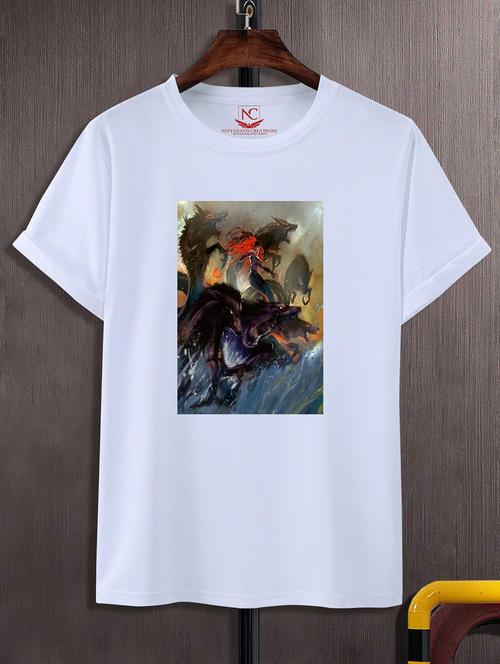 unisex graphic printed round neck tshirt - 20775419 -  Standard Image - 0
