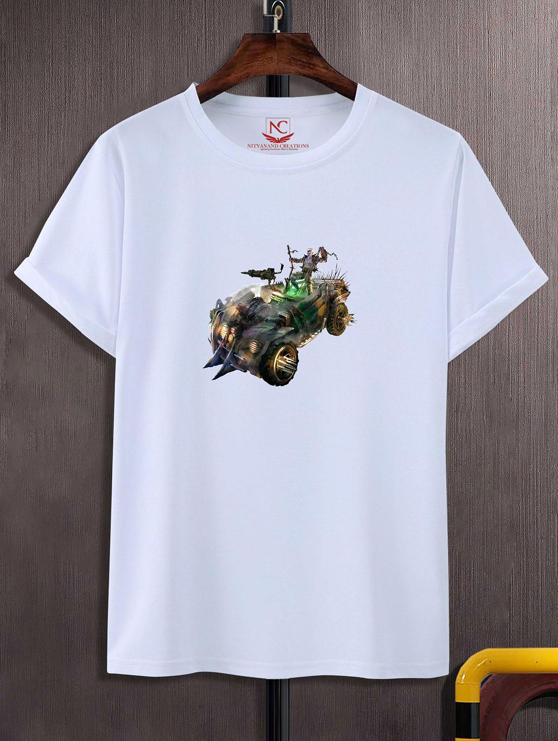 unisex graphic printed round neck tshirt - 20775420 - Zoom Image - 0