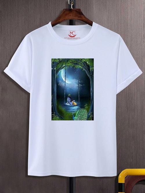 unisex graphic printed round neck tshirt - 20775423 - Standard Image - 0