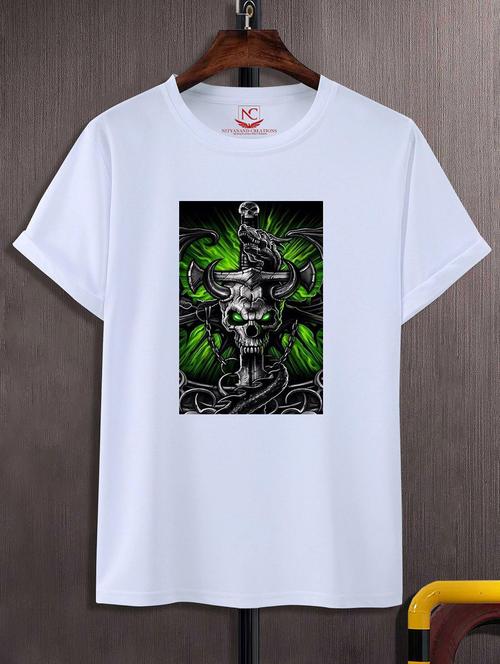 unisex graphic printed round neck tshirt - 20775429 - Standard Image - 0