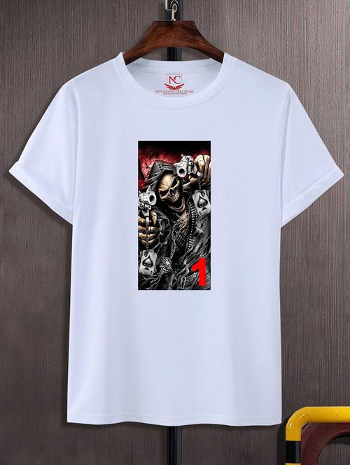 unisex graphic printed round neck tshirt - 20775444 - Standard Image - 0
