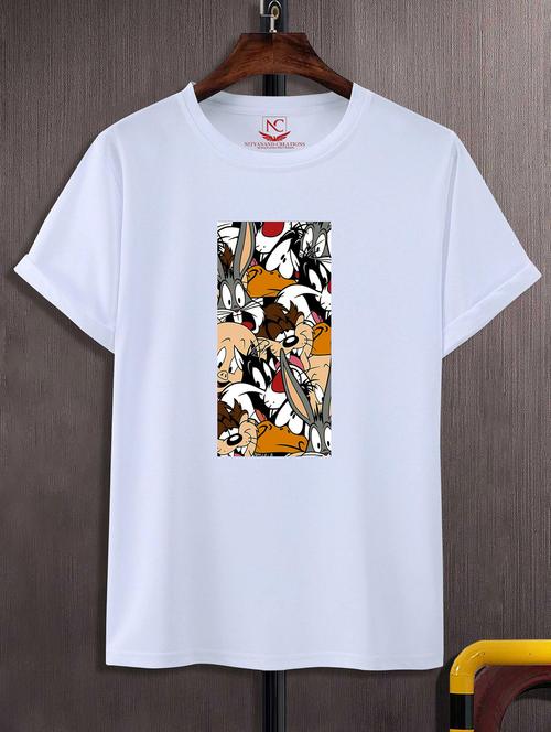 unisex graphic printed round neck tshirt - 20775449 - Standard Image - 0