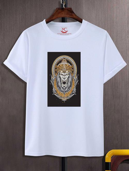 unisex graphic printed round neck tshirt - 20775466 - Standard Image - 0