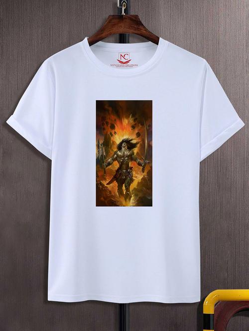 unisex graphic printed round neck tshirt - 20775471 -  Standard Image - 0