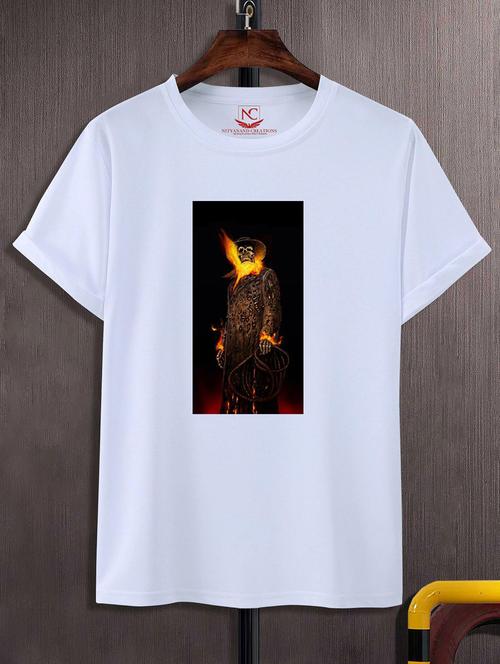 unisex graphic printed round neck tshirt - 20775474 - Standard Image - 0