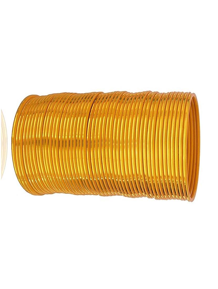 yellow metal bangles - 20775582 - Zoom Image - 0