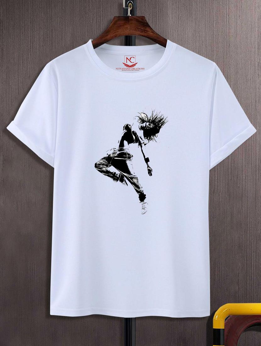 white polyester tshirt - 20775595 -  Zoom Image - 0