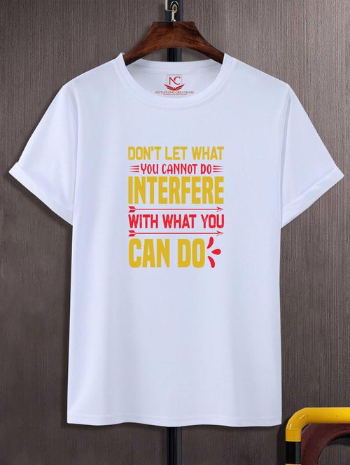 white polyester tshirt - 20775616 - Standard Image - 0