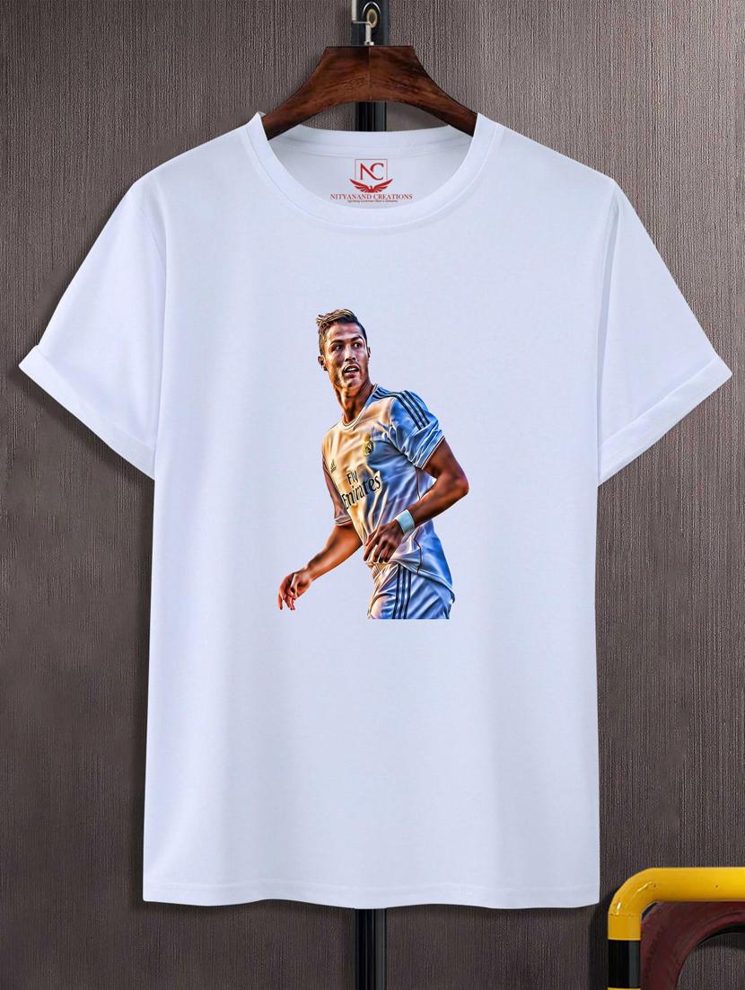 unisex white graphic printed t-shirt - 20775768 - Zoom Image - 0