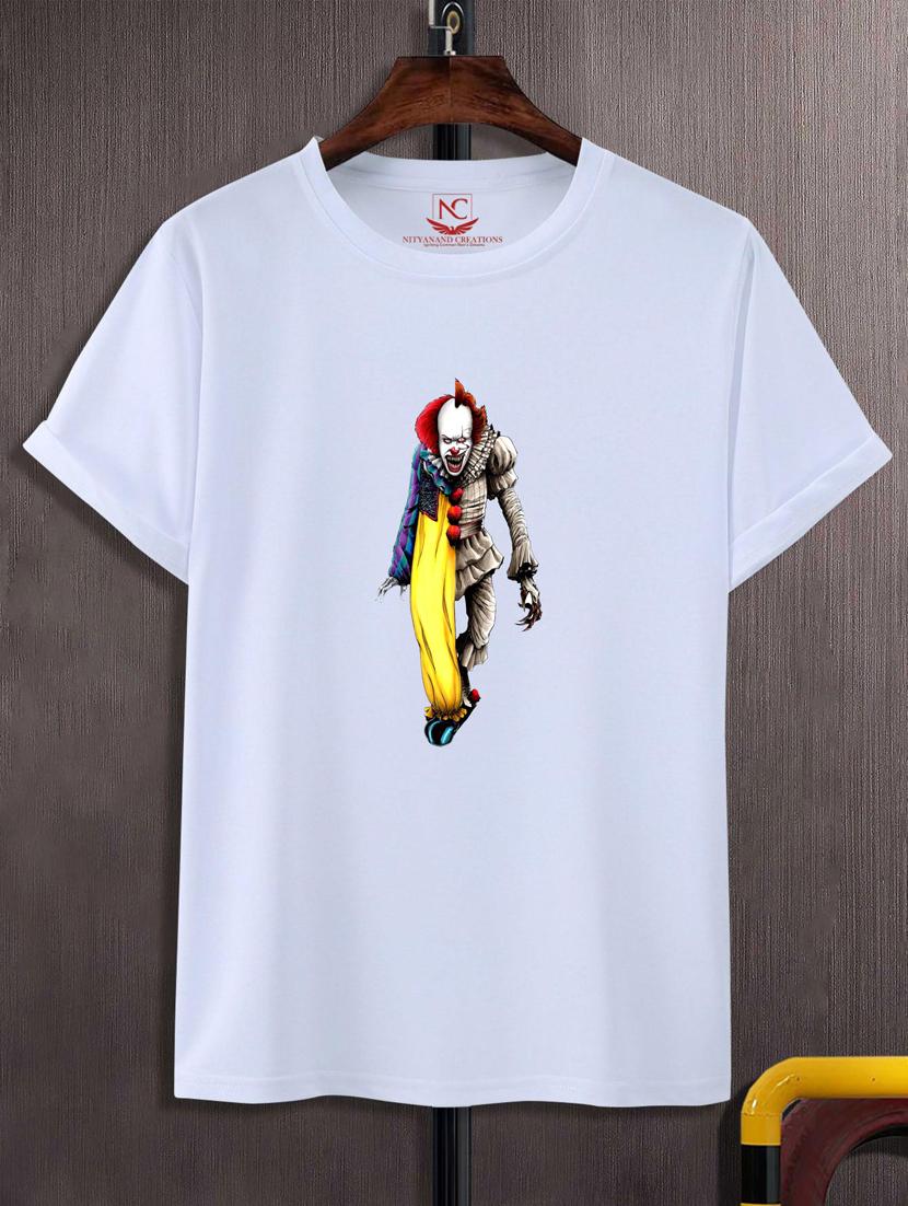 unisex white graphic printed t-shirt - 20775779 -  Zoom Image - 0