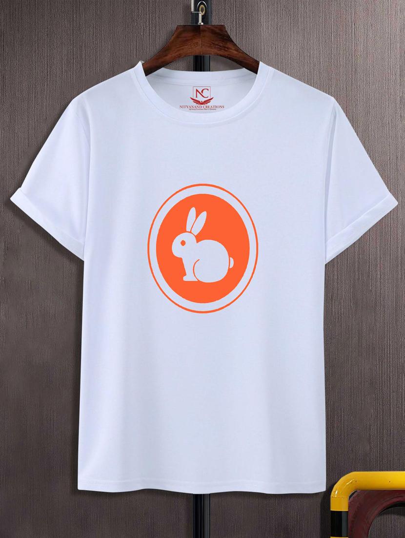 unisex white graphic printed t-shirt - 20775791 -  Zoom Image - 0