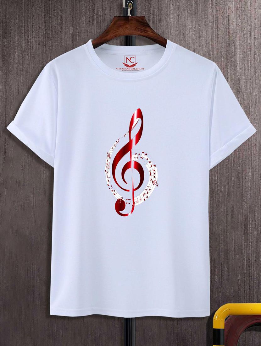 unisex white graphic printed t-shirt - 20775834 -  Zoom Image - 0