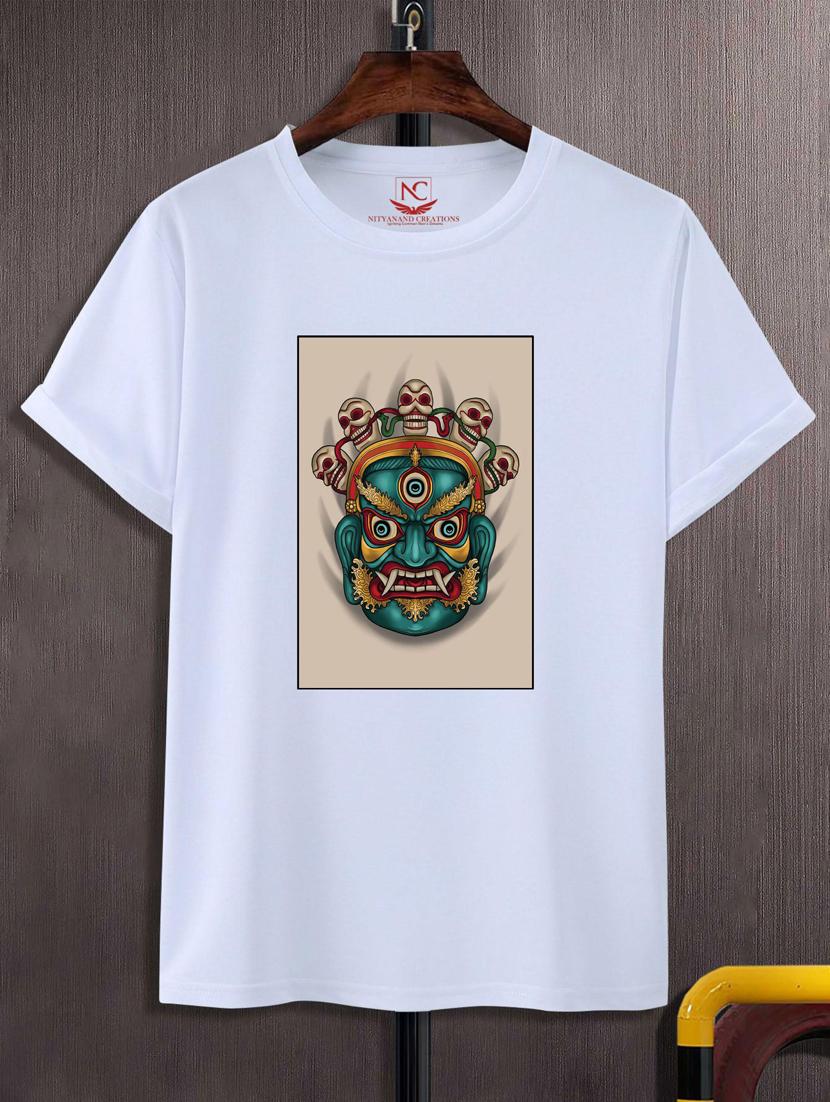 unisex white graphic printed t-shirt - 20775836 -  Zoom Image - 0