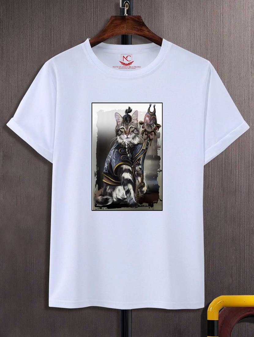 unisex white graphic printed t-shirt - 20775839 - Zoom Image - 0