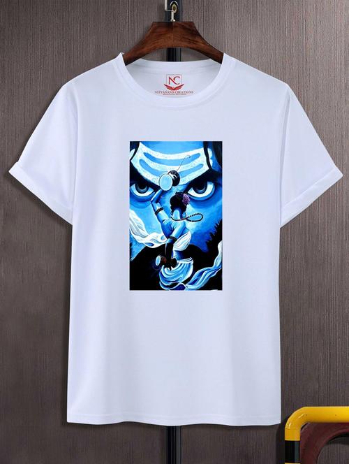 unisex white graphic printed t-shirt - 20775846 -  Standard Image - 0