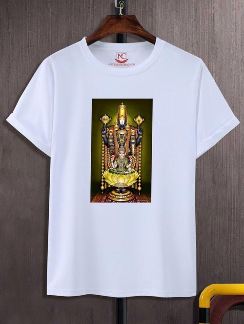 unisex white graphic printed t-shirt - 20775848 -  Standard Image - 0