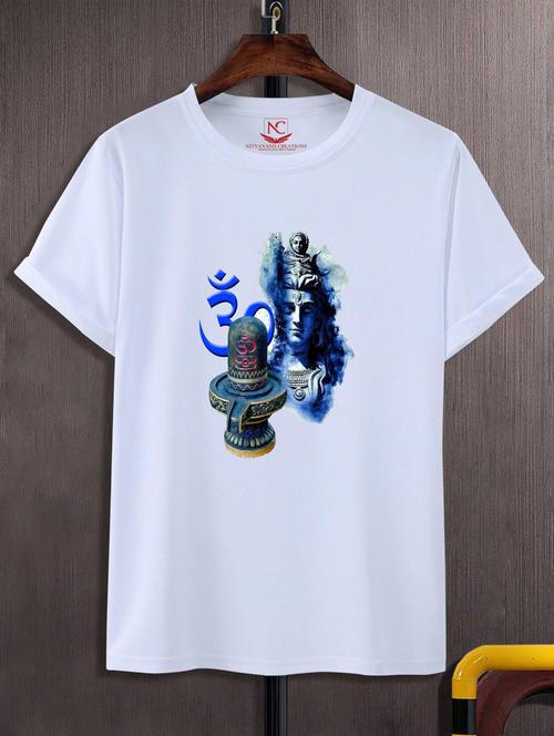 unisex white graphic printed t-shirt - 20775862 - Standard Image - 0