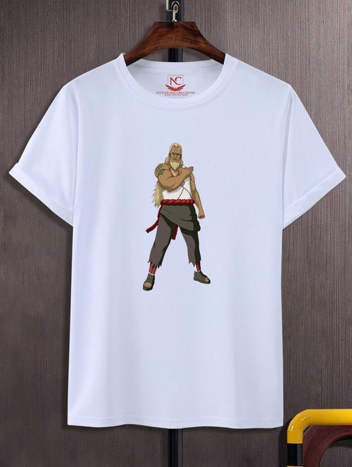 unisex white graphic printed t-shirt - 20775868 -  Standard Image - 0