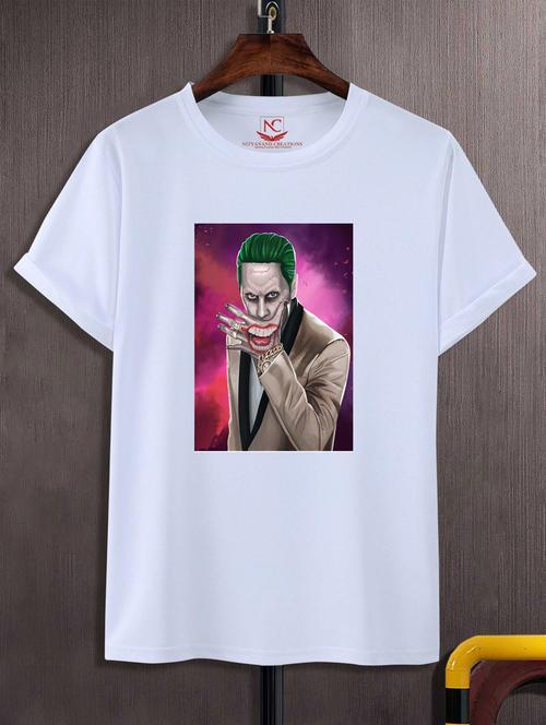 unisex white graphic printed t-shirt - 20775875 - Standard Image - 0