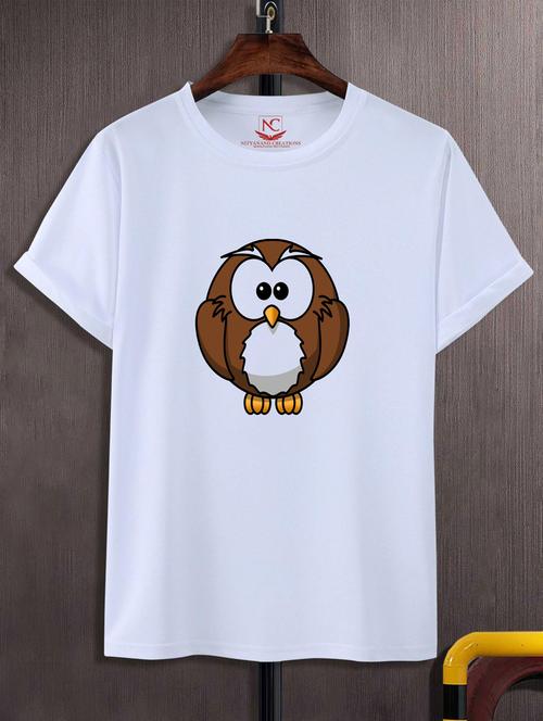 unisex white graphic printed t-shirt - 20775878 -  Standard Image - 0