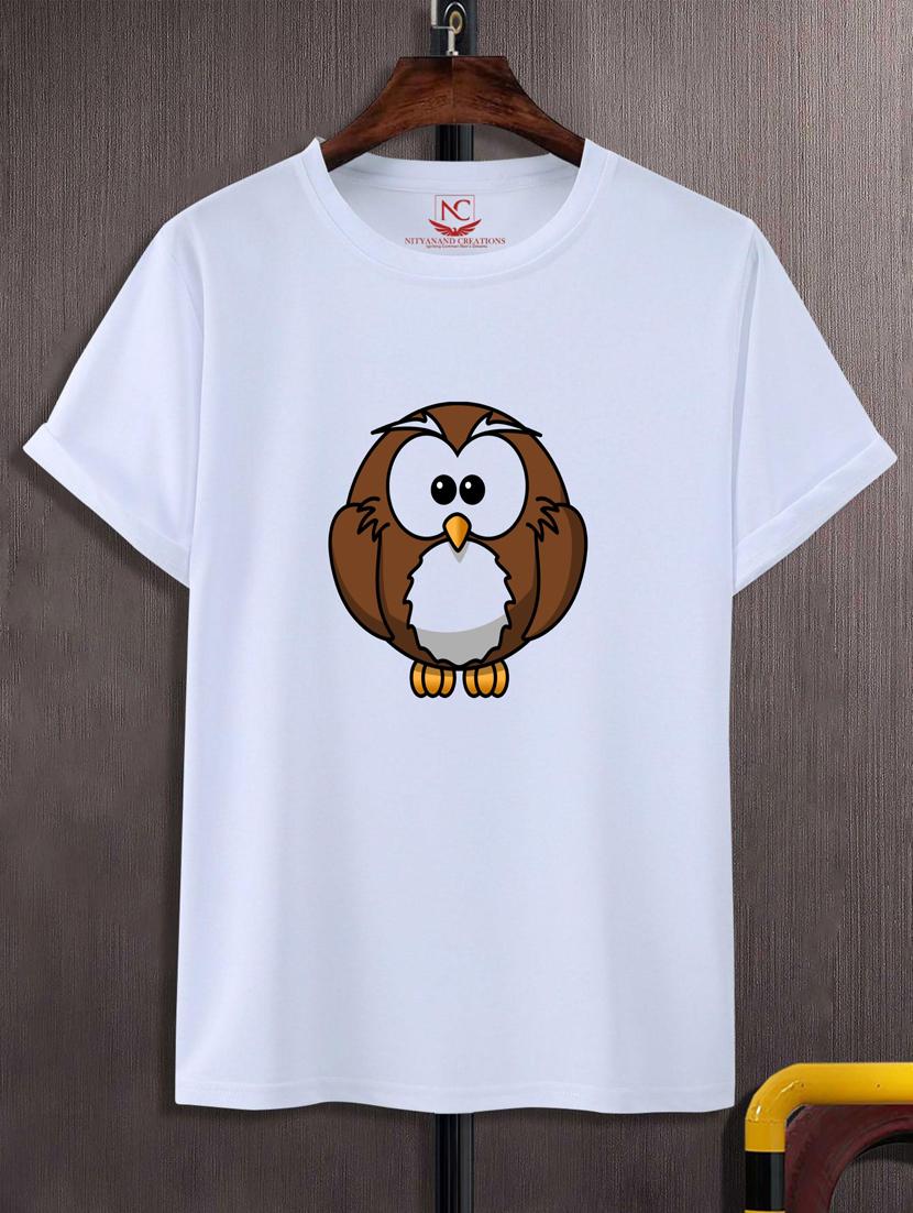 unisex white graphic printed t-shirt - 20775878 -  Zoom Image - 0