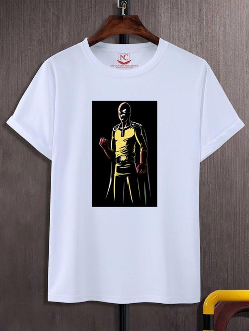 unisex white graphic printed t-shirt - 20775886 -  Standard Image - 0