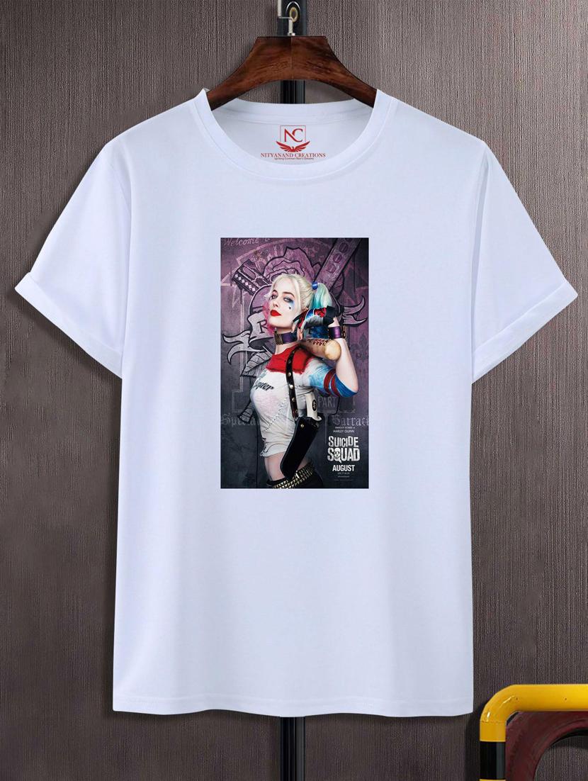 unisex white graphic printed t-shirt - 20775891 -  Zoom Image - 0