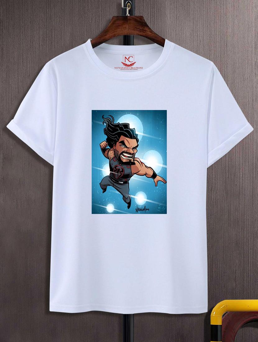 unisex white graphic printed t-shirt - 20775892 - Zoom Image - 0