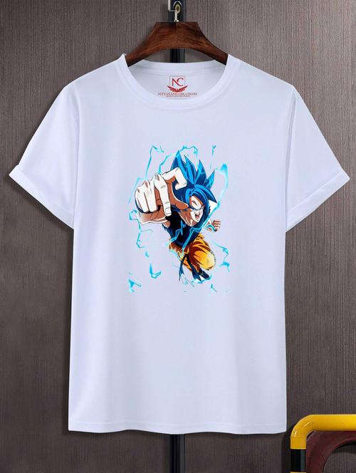 unisex white graphic printed t-shirt - 20775907 - Standard Image - 0