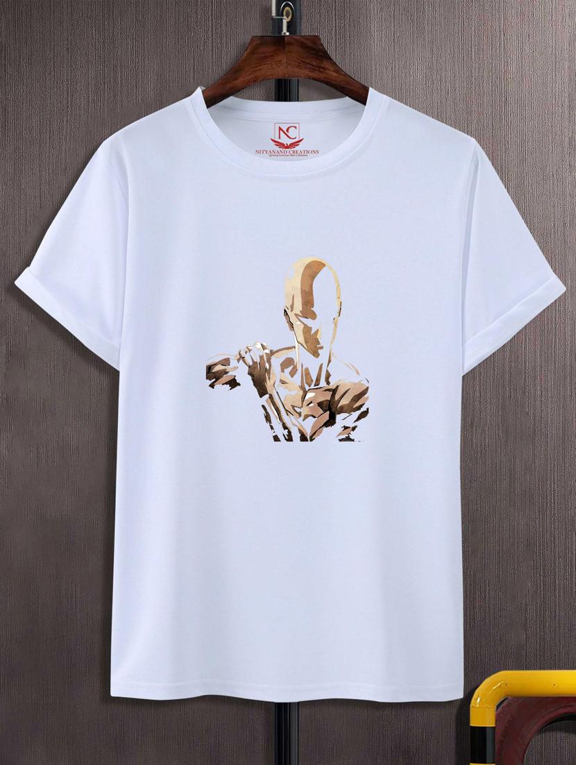 unisex white graphic printed t-shirt - 20775914 -  Zoom Image - 0