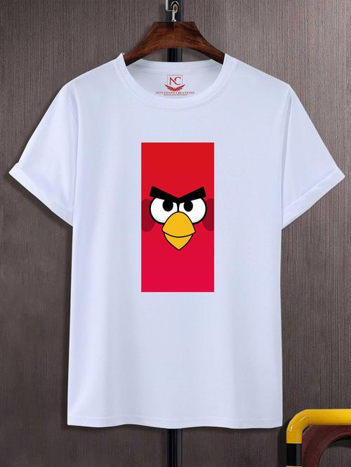 unisex white graphic printed t-shirt - 20775921 - Standard Image - 0