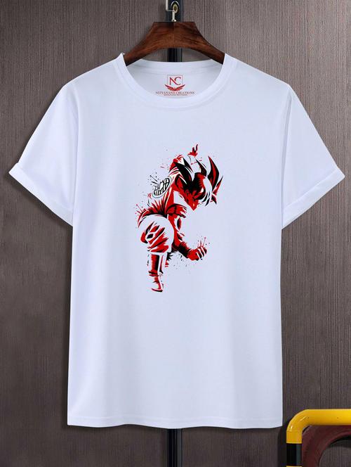 unisex white graphic printed t-shirt - 20775924 - Standard Image - 0