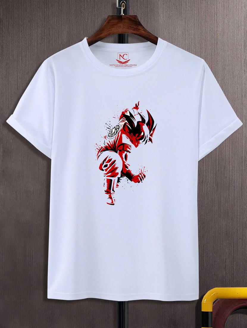 unisex white graphic printed t-shirt - 20775924 - Zoom Image - 0