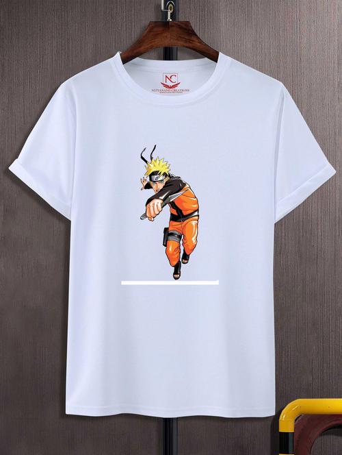unisex white graphic printed t-shirt - 20775933 -  Standard Image - 0